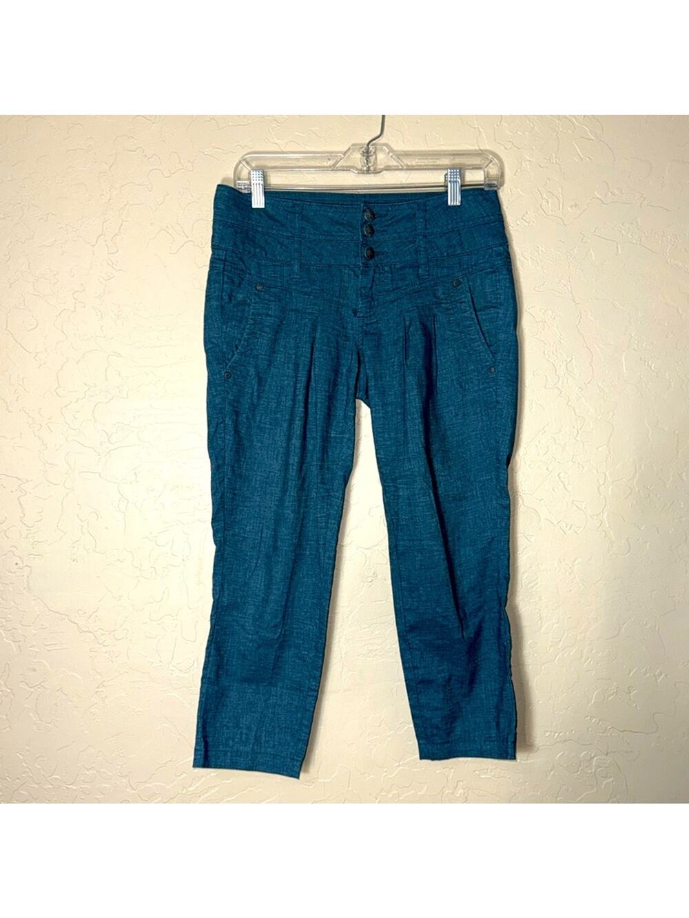Prana Lizbeth hemp blend casual cropped pants